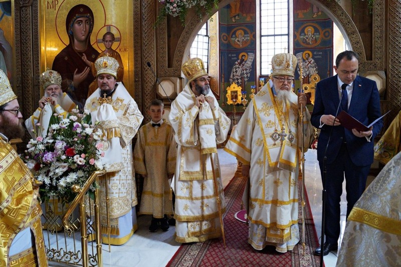 Uroczyste poświęcenie cerkwi Zwiastowania w Monasterze Supraskim