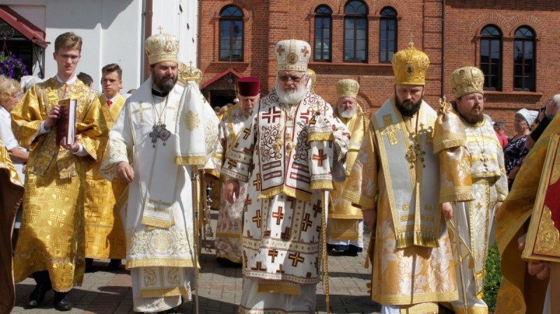 Uroczyste poświęcenie cerkwi Zwiastowania w Monasterze Supraskim