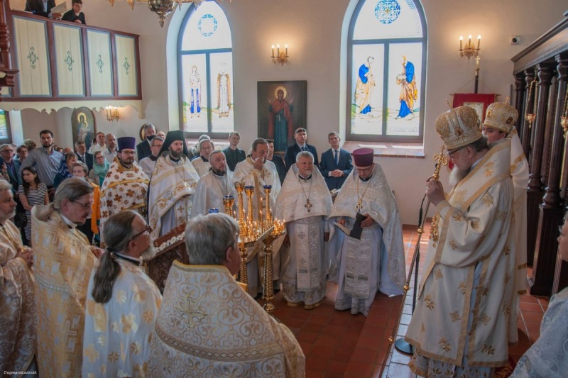 Uroczystość poświęcenia Cerkwi Zaśnięcia Przenajświętszej Bogurodzicy w Barlinku