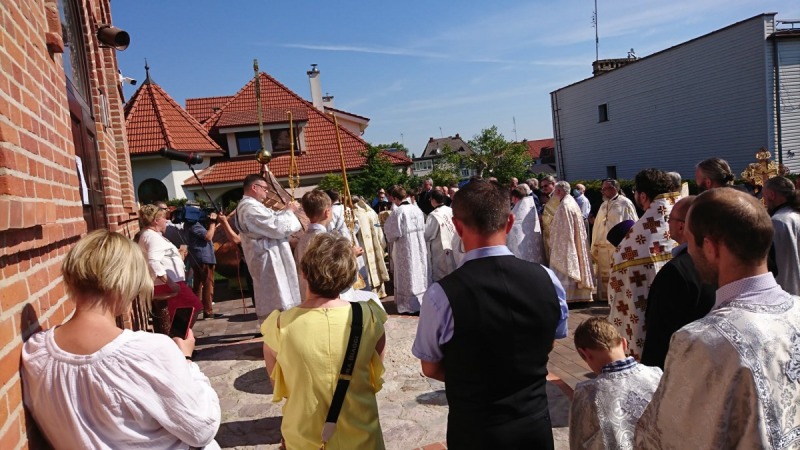 Uroczystość poświęcenia Cerkwi Zaśnięcia Przenajświętszej Bogurodzicy w Barlinku