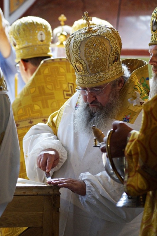 Uroczyste poświęcenie cerkwi Zwiastowania w Monasterze Supraskim