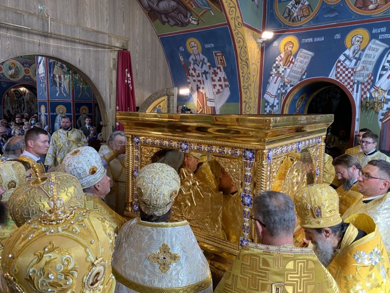 Uroczyste poświęcenie cerkwi Zwiastowania w Monasterze Supraskim