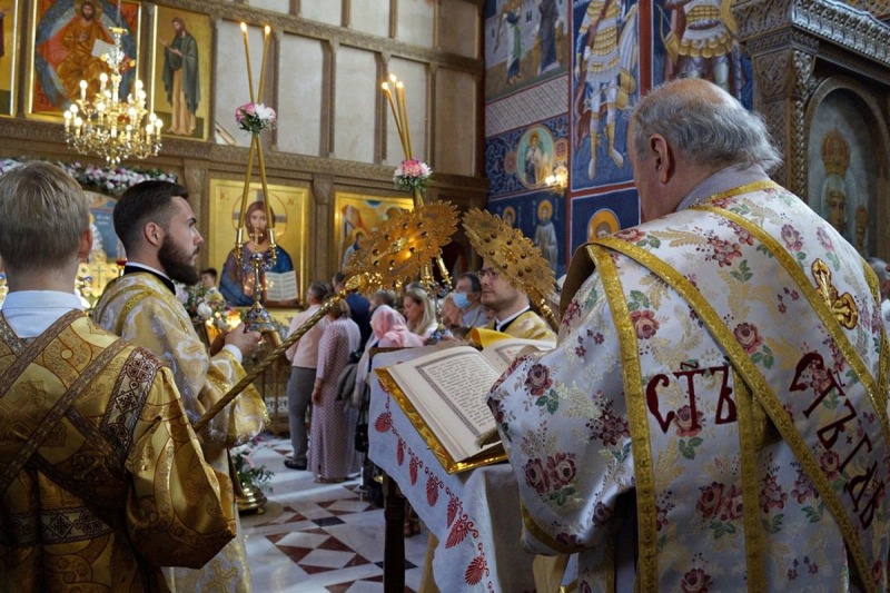 Uroczyste poświęcenie cerkwi Zwiastowania w Monasterze Supraskim