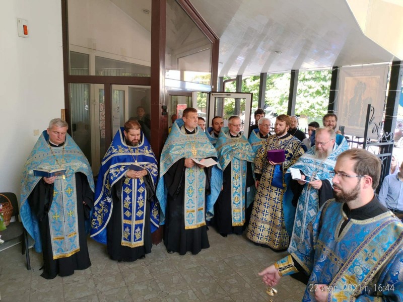 Modlitwa przed oryginałem i kopią Chełmskiej Ikony Bogurodzicy w Łucku