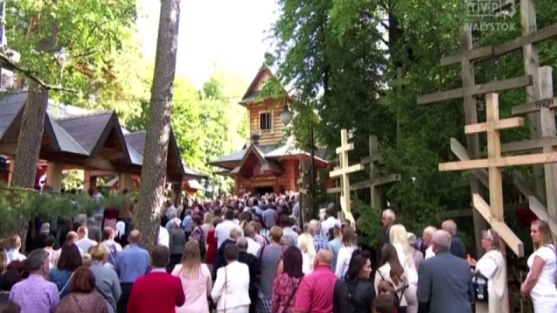 Liturgia prawosławna na Św. Górze Grabarce-Przemienienie Pańskie