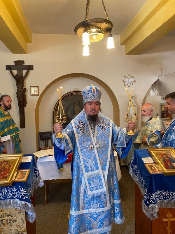 Uroczystości oświęcenia krzyża i placu pod budowę Cerkwi w Opolu
