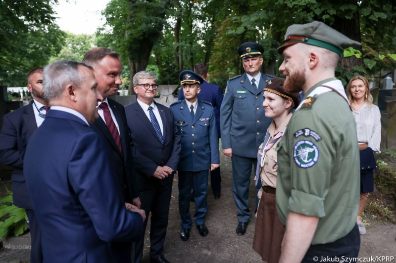 Prezydent RP na Cmentarzu Prawosławnym na Woli