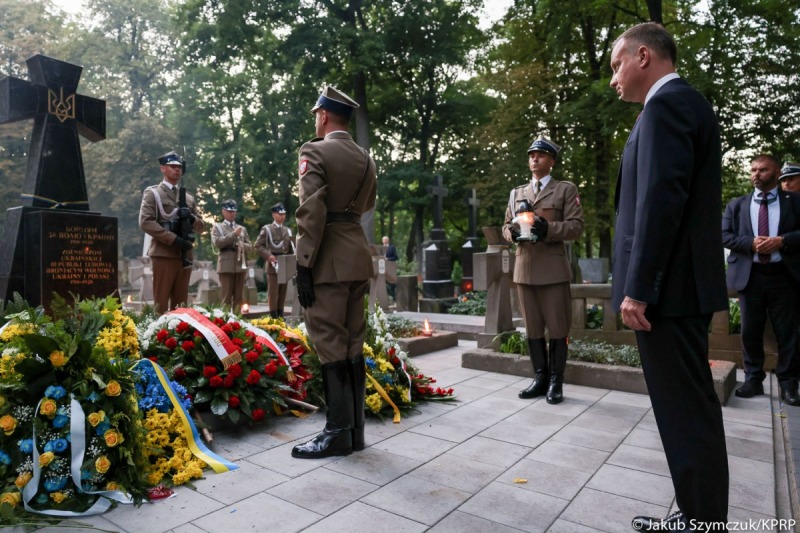 Prezydent RP na Cmentarzu Prawosławnym na Woli
