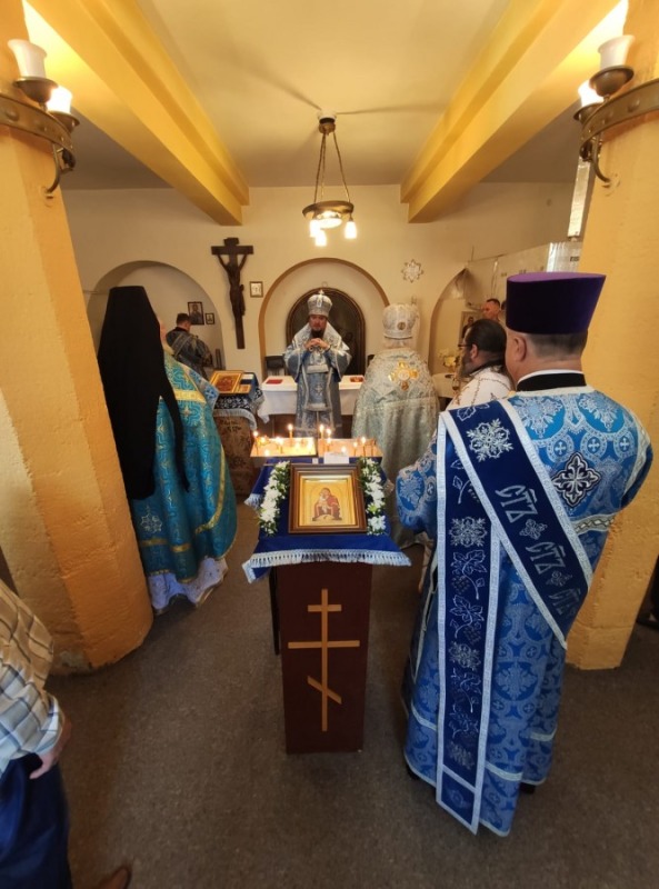 Uroczystości oświęcenia krzyża i placu pod budowę Cerkwi w Opolu