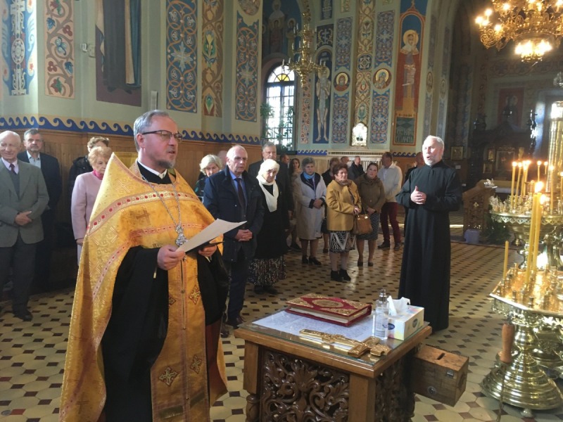 Zebranie członków Bractwa świętych Cyryla i Metodego koła nr 1 w Białymstoku.