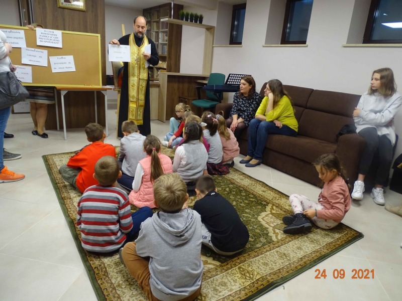Spowiedź pierwszoklasistów w białostockiej parafii Wszystkich Świętych