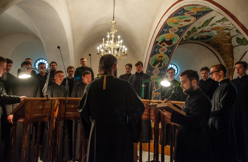 Chór Kijowskiej Duchownej Akademii w Supraślu