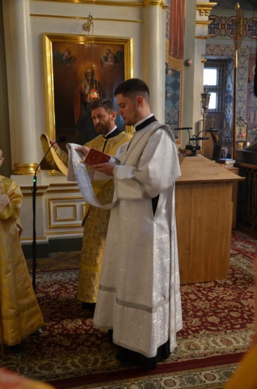 Święcenia diakońskie lektora Gabriela Masalskiego