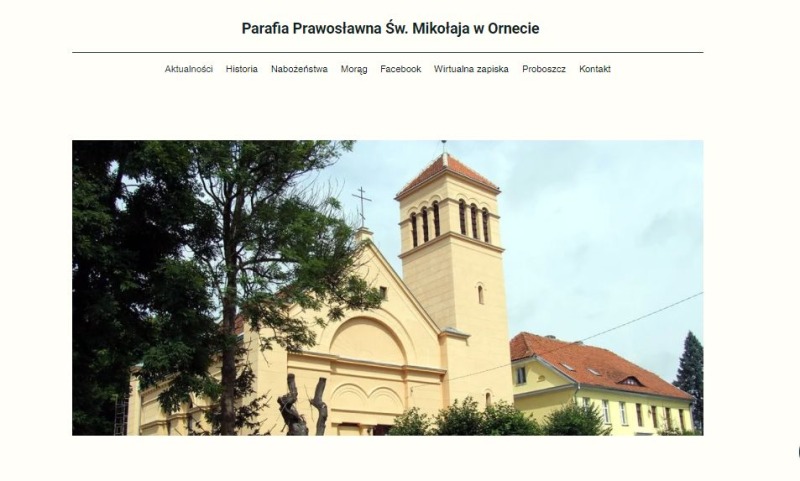 Nowa strona internetowa parafii w Ornecie