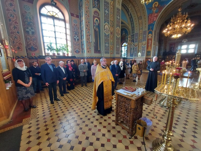 Zebranie członków Bractwa świętych Cyryla i Metodego koła nr 1 w Białymstoku.