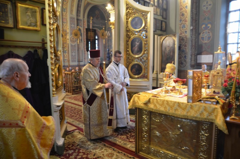 Święcenia diakońskie lektora Michała Gajko.