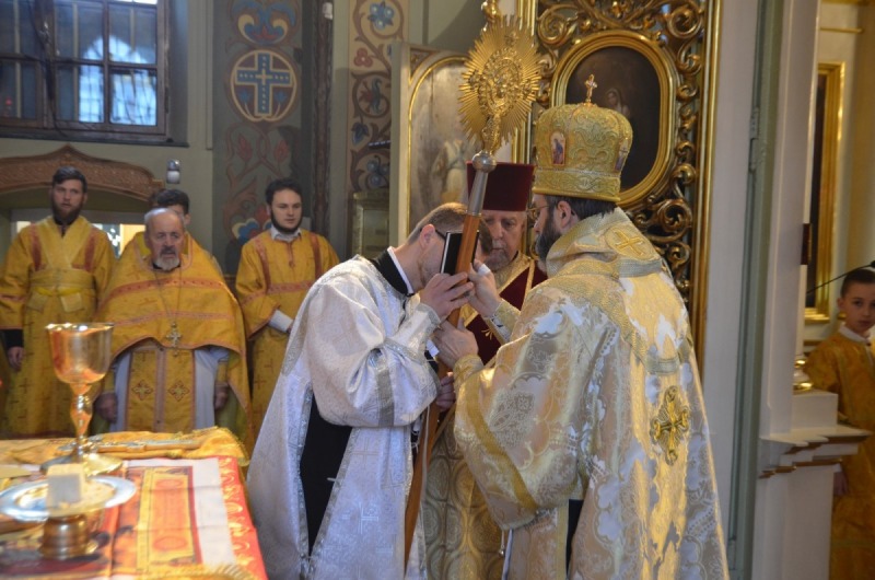 Święcenia diakońskie lektora Michała Gajko.