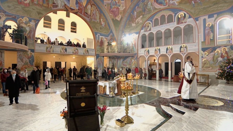 Liturgia prawosławna z cerkwi Hagia Sophia w Warszawie