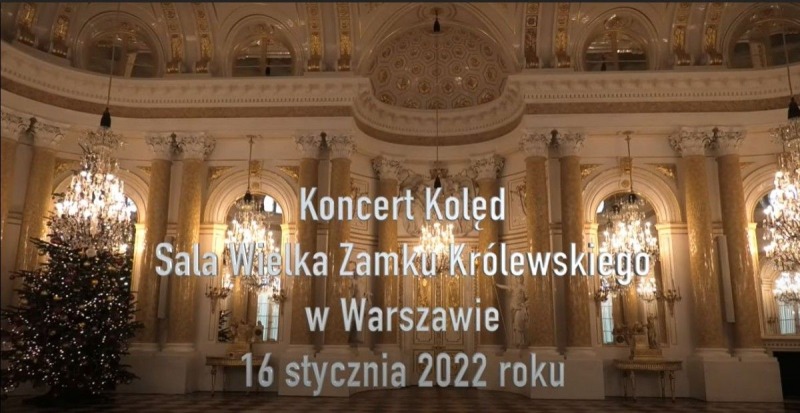 Nagranie z Koncertu Kolęd w Sali Wielkiej Zamku Królewskiego w Warszawie
