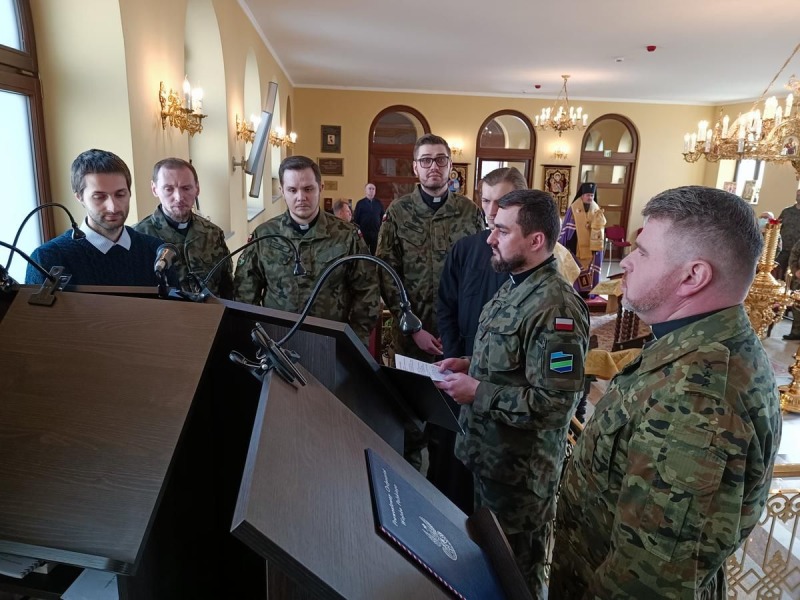 Modlitwa o pokój w Ukrainie w Prawosławnym Ordynariacie Wojska Polskiego