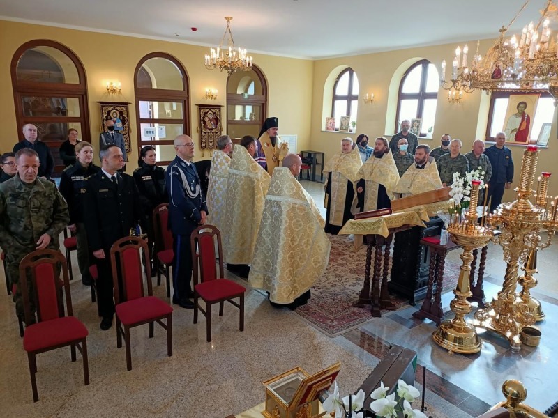 Modlitwa o pokój w Ukrainie w Prawosławnym Ordynariacie Wojska Polskiego