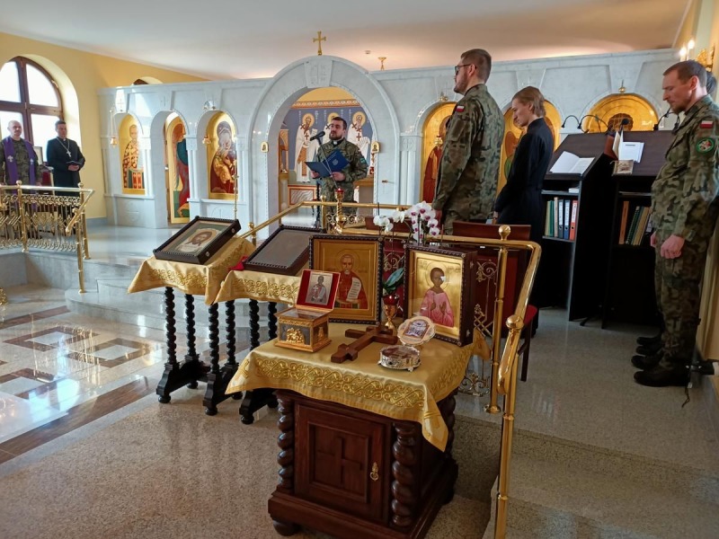 Modlitwa o pokój w Ukrainie w Prawosławnym Ordynariacie Wojska Polskiego