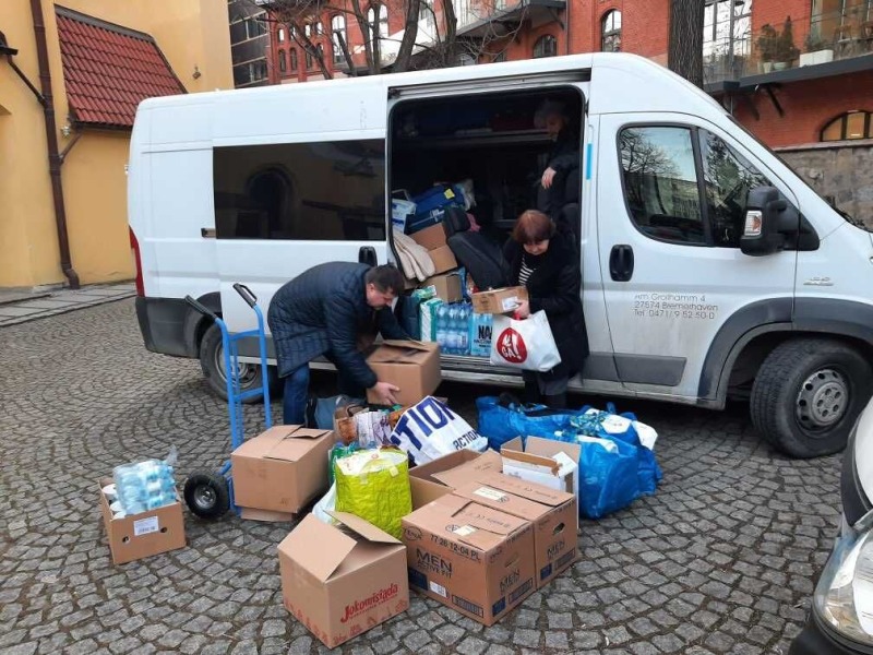 Kolejny transport z pomocą humanitarną wyjechał na Ukrainę - tym razem z Wrocławia
