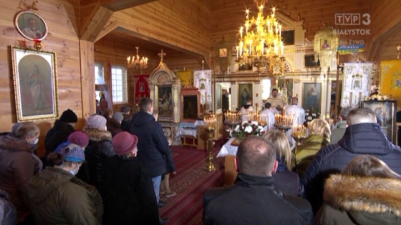 Liturgia prawosławna z cerkwi w Kożanach
