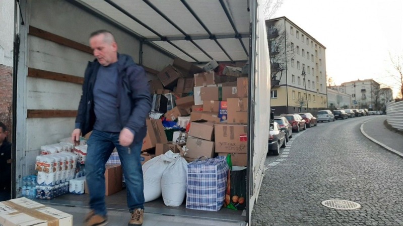 Pomoc do Poczajowa również z Białegostoku