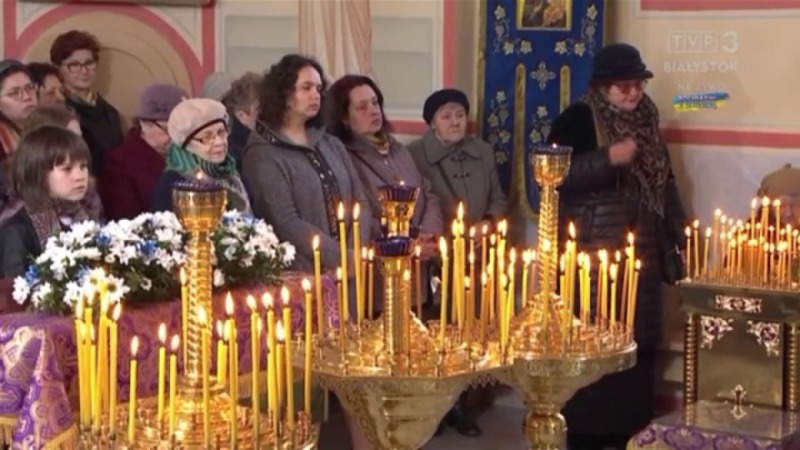 Liturgia prawosławna z cerkwi w Fastach