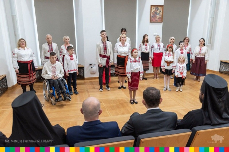 Spotkanie z uchodźcami w Supraślu