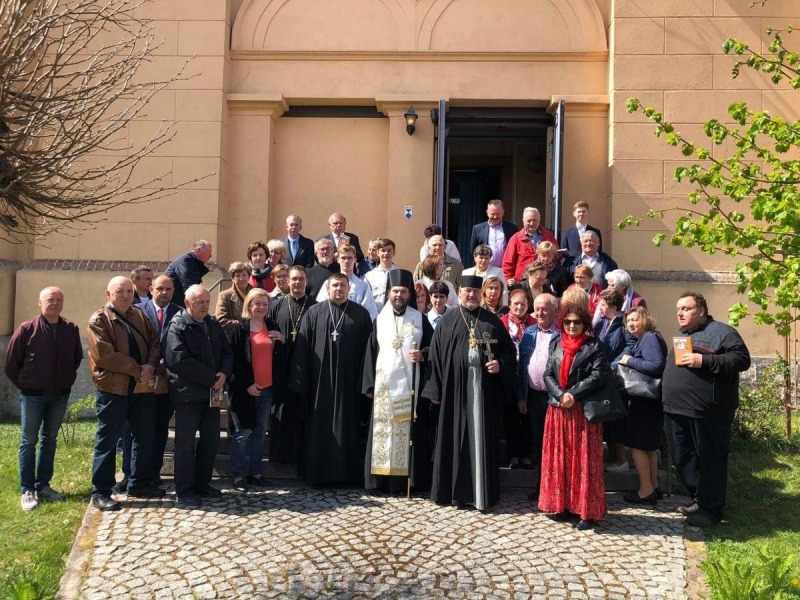 Krzyż upamiętniający 75 rocznicę tragicznej Akcji Wisła