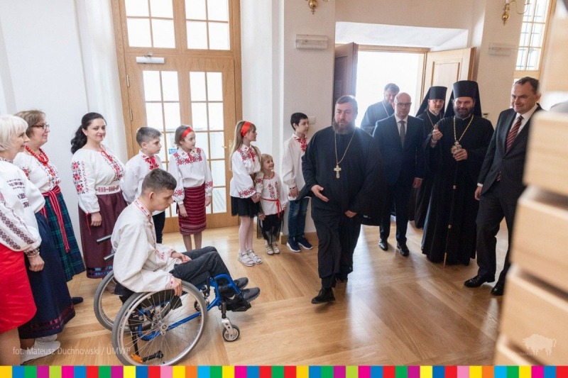 Spotkanie z uchodźcami w Supraślu