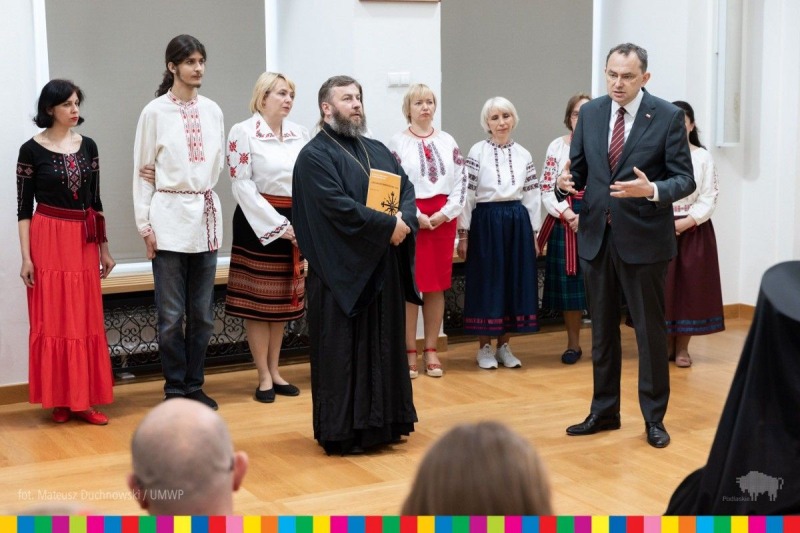 Spotkanie z uchodźcami w Supraślu