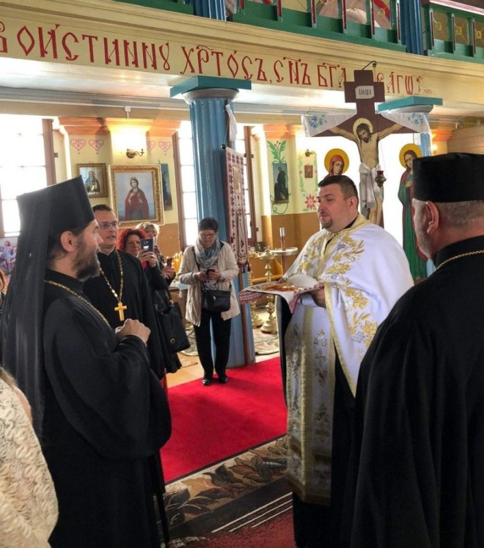 Krzyż upamiętniający 75 rocznicę tragicznej Akcji Wisła