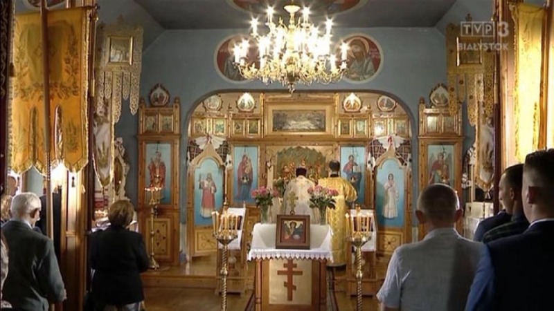 Liturgia prawosławna z cerkwi św. Archanioła Michała w Michałowie