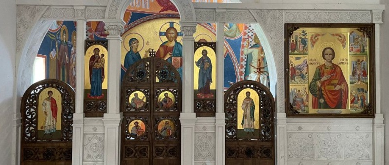Z postępu prac przy cerkwi Hagia Sophia