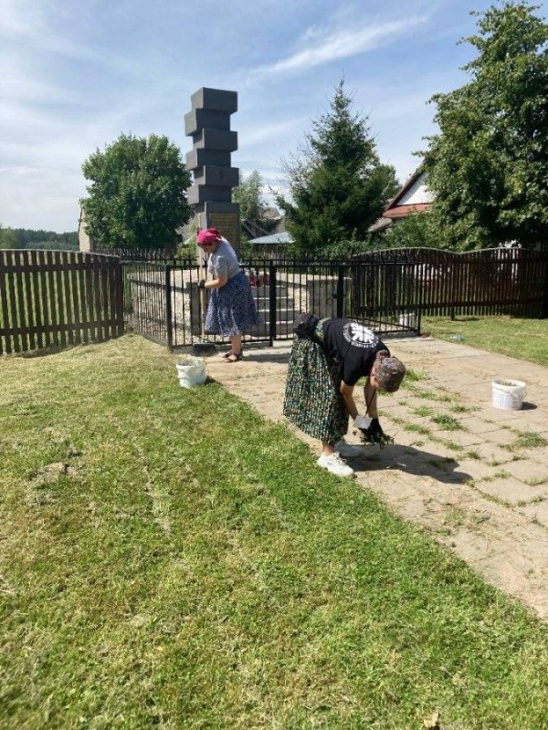 Pierwszy obóz roboczy w Zaleszanach