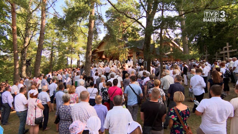 Liturgia prawosławna na Św. Górze Grabarce - Przemienienie Pańskie