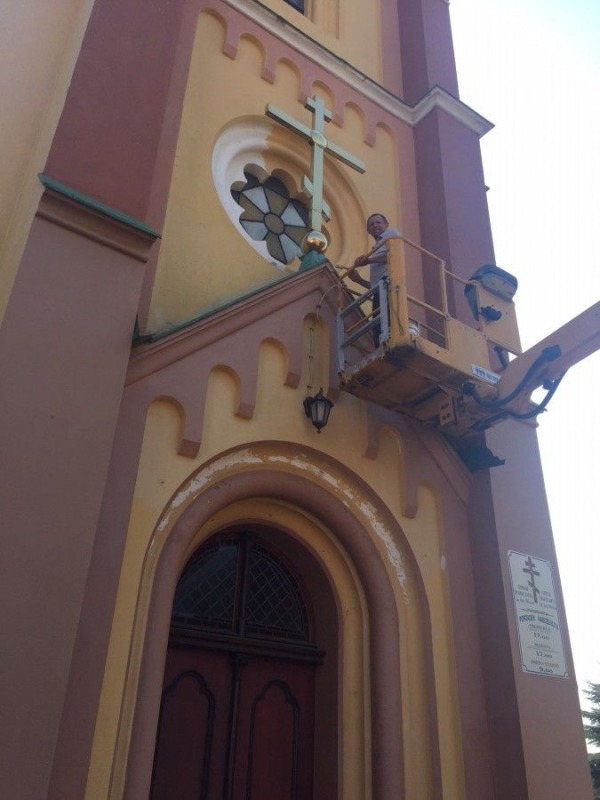 Rozpoczął się remont wieży cerkwi św. Archanioła Michała w Przemkowie