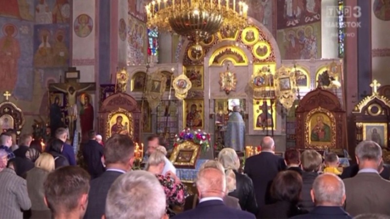 Liturgia prawosławna z cerkwi w Gródku