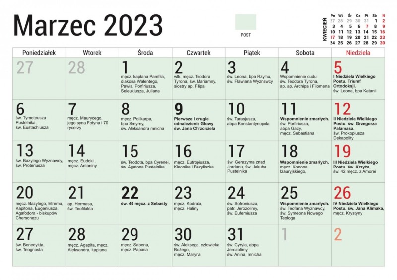 Nowość wydawnicza: Kalendarz 2023