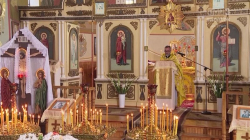 Liturgia prawosławna z cerkwi z Dąbrowy Białostockiej