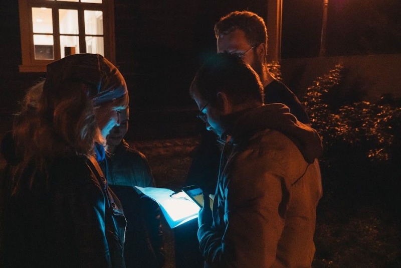 Modlitewne spotkanie studentów w jabłeczyńskim monasterze