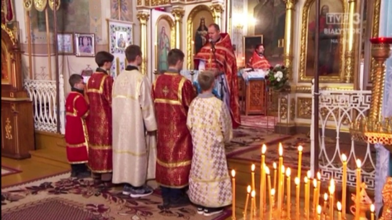 Liturgia prawosławna z cerkwi w Zabłudowie
