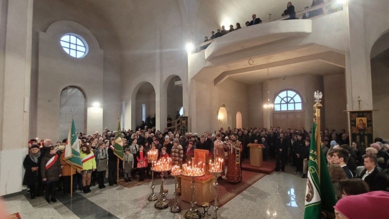 Pierwsza Boska Liturgia w cerkwi św. męcz. archim. Grzegorza w Białymstoku