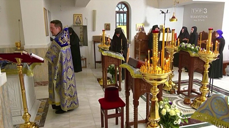 Liturgia prawosławna z Klasztoru w Turkowicach