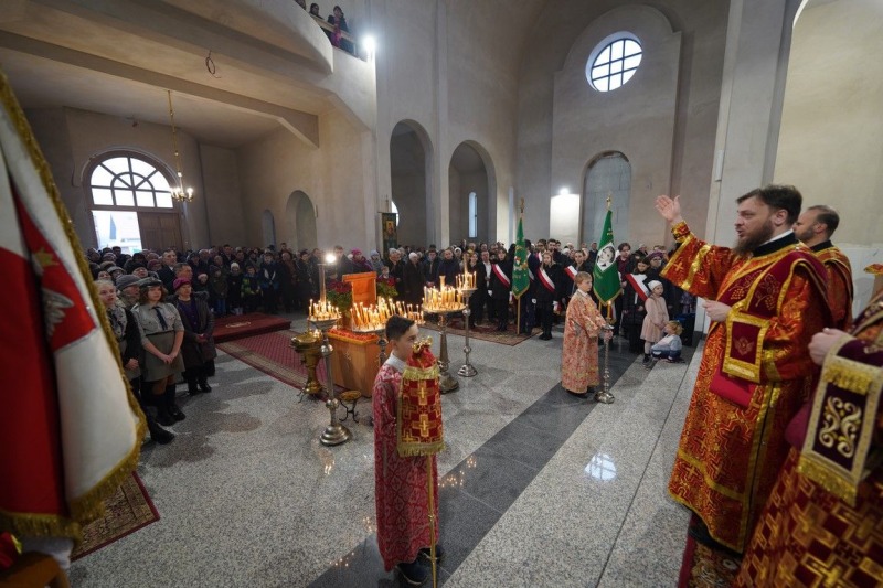 Pierwsza Boska Liturgia w cerkwi św. męcz. archim. Grzegorza w Białymstoku