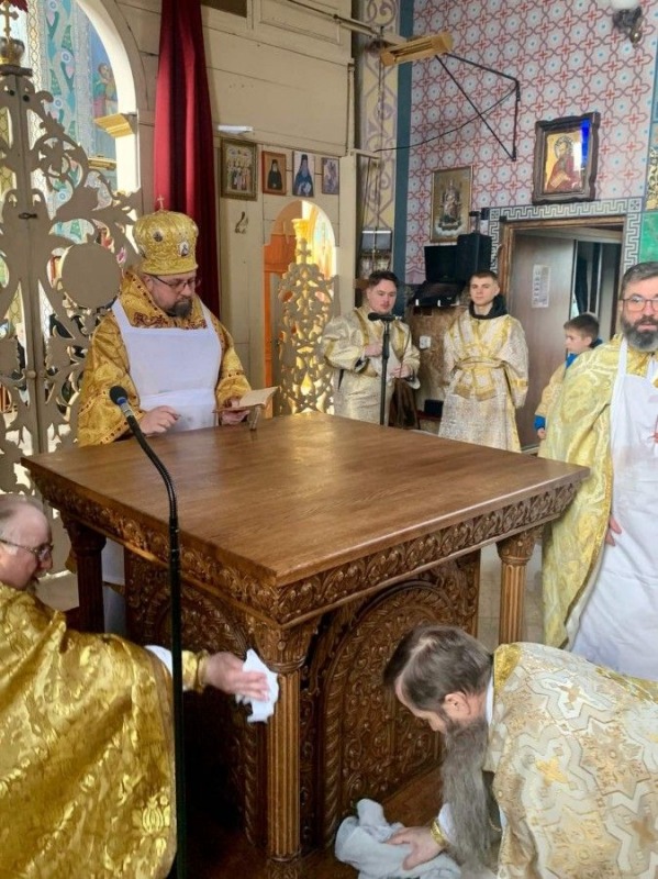 Poświęcenie cerkwi katedralnej W Gorlicach