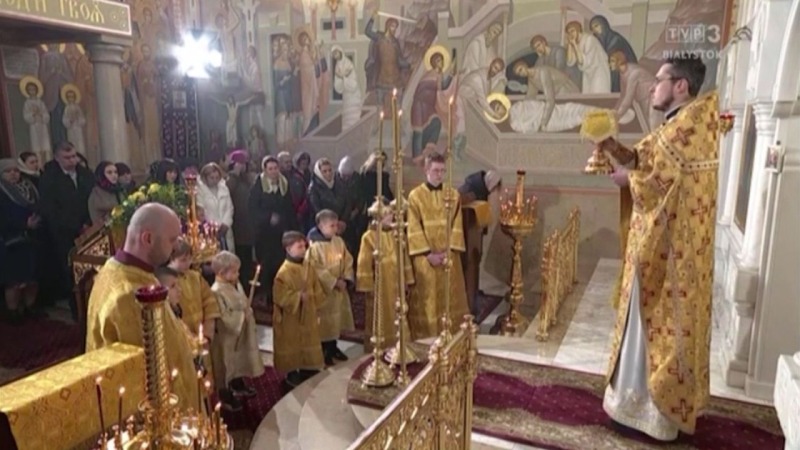 Liturgia prawosławna z cerkwi w Biłgoraju